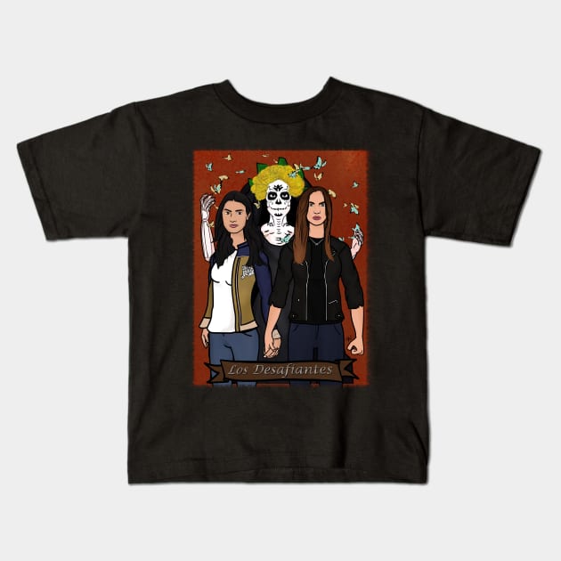 Juliantina - The Defiant Ones (Spanish) Kids T-Shirt by Daburninator22